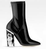 Botines negros de becerro de Dior